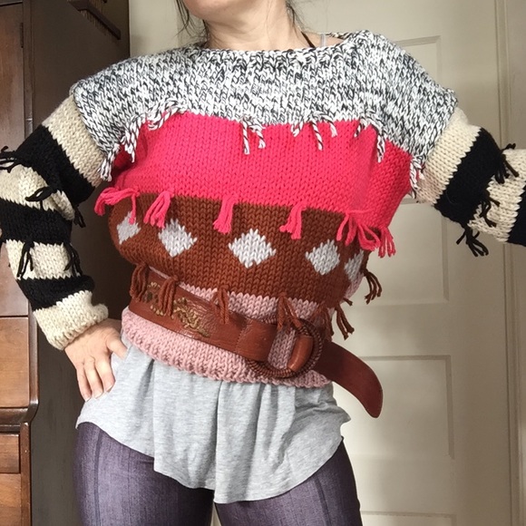 Pina Fringed Sweater by Vero Alfie - Picture 5 of 7